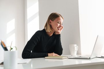 Confident attractive young business woman