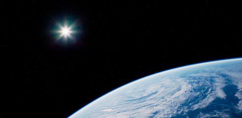 Earth viewed from space