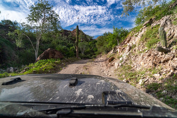 offroad driving in baja california desert © Andrea Izzotti