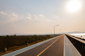 Fototapeta premium Special channels for exercise bikes in Thailand