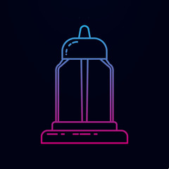 Kerosene lamp nolan icon. Simple thin line, outline vector of camping icons for ui and ux, website or mobile application