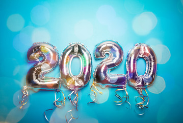 Balloon Bunting for celebration of New Year 2020
