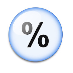 blue percent button