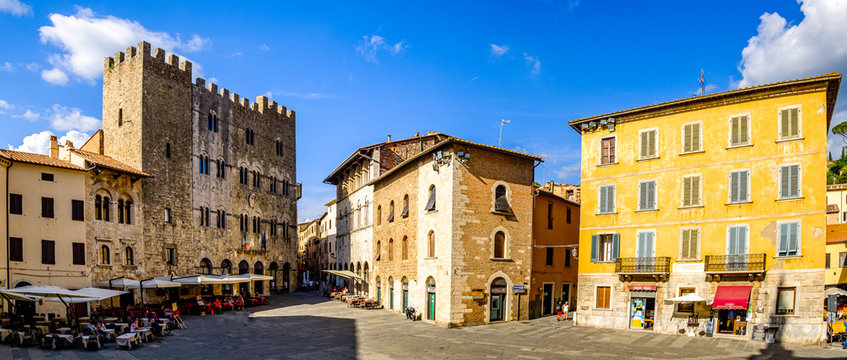 old town of massa marittima in italy