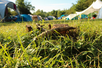 Campeggio di tende in ungheria, attività all’aperto 