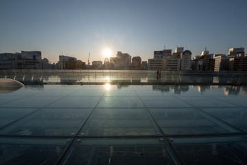 Obraz premium 名古屋夕景