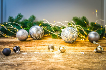 Elegant gray christmas