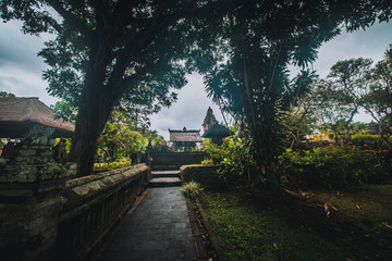 Obraz premium A beautiful view of Taman Ayun Temple in Bali, Indonesia.