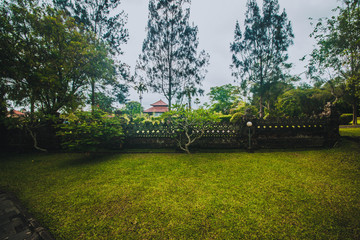 A beautiful view of Taman Ayun Temple in Bali, Indonesia.
