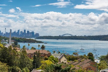 View of Sydney skyline from Watson's Bay