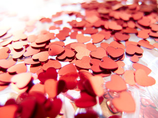 hearts confetti
