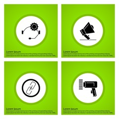 Set of 4 Quality icon