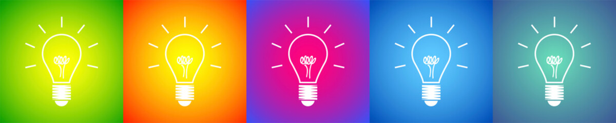 lampadina, idea, colori, creatività, idee  © xyz+