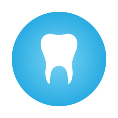 Dental icon. Teeth vektor illustration. Dental clinic concept sign.