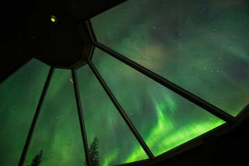 Finland Saariselka Northern lights aurora - 302225739
