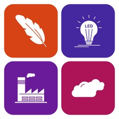 4 User interface Icon set for web and mobile applications