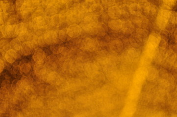abstract  background orange bokeh. From the light.