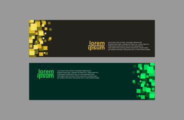 vector abstract design banner web template