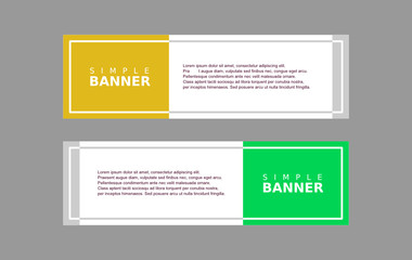 vector abstract design banner web template