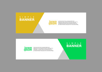 vector abstract design banner web template