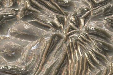 Abstract raster pattern texture with flowing stone surface in gray