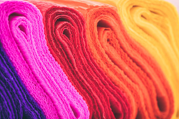 Colorful crepe abstract background