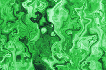 Abstract background imitation malachite rock formation with the effect of movement white and green shades