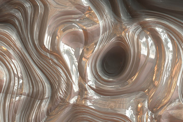 Abstract background imitation mica rock formation with motion effect gray brown