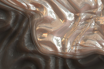 Abstract background imitation mica rock formation with motion effect gray brown