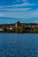 Fototapeta premium The small village of Hagnau at lake constance