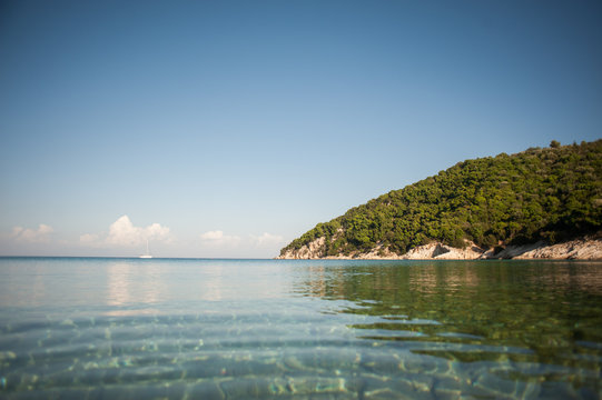 sea and blue sky