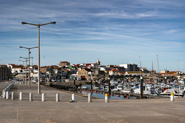 Fototapeta na wymiar Peniche city at Atlantic ocean coast, Portugal.