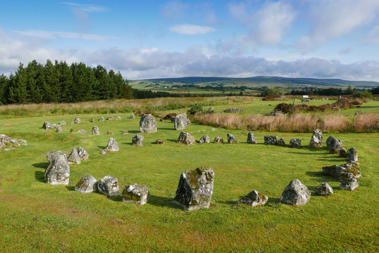 Beaghmore stone circles in Ireland