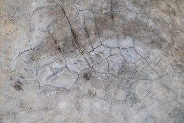 Abstract grunge gray concrete texture background. Cracks and old cement wall texture