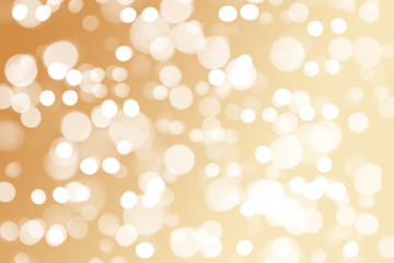 Beautiful soft Abstract bokeh yellow lights background