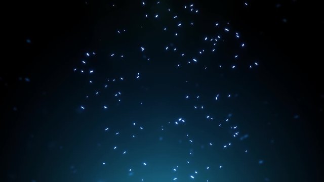 Abstract Shimmering Light Particles Background/ 4k animation of an abstract background with light particles flying up and seamless looping