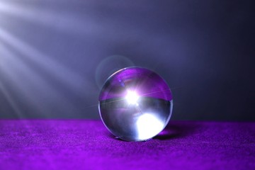 Powerful magic sphere,Fortune teller,mind power concept.