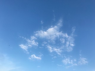 blue sky with clouds