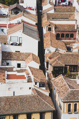 Landscape of Granada from Alahambra