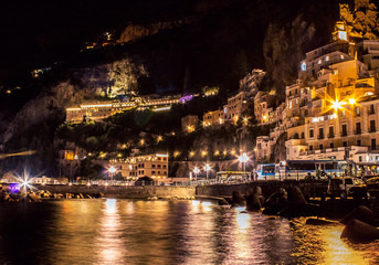 Naklejka premium lungomare Amalfi