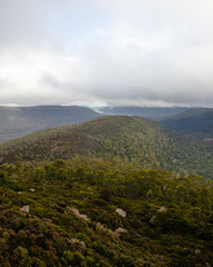 Obraz na płótnie Canvas In the tasmanian mountains