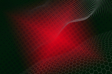 abstract, red, design, illustration, pattern, wallpaper, texture, graphic, art, backdrop, technology, digital, light, wave, halftone, line, color, image, space, dot, green, vector, curve, web, concept