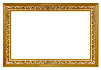 Vintage golden frame