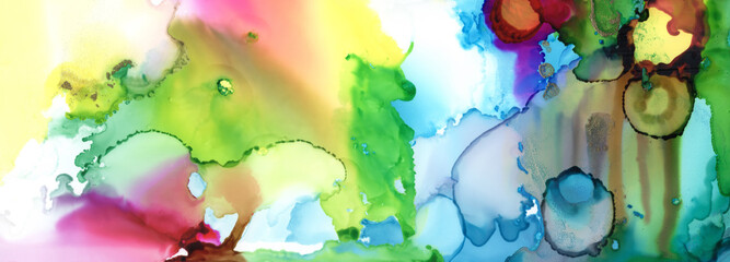 Art Abstract paint blots background. Alcohol ink colors. Marble texture.
