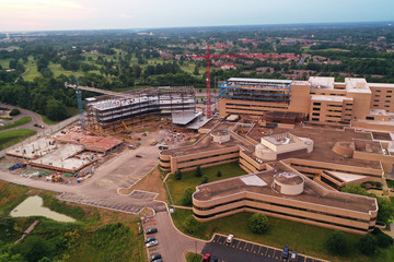 Hospital Construction Aerial