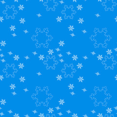 Naklejka na ściany i meble Christmas seamless pattern with snowflakes.Design template for wallpaper,fabric,wrapping,textile
