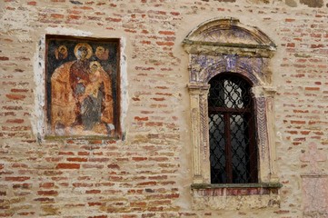 window on the old church