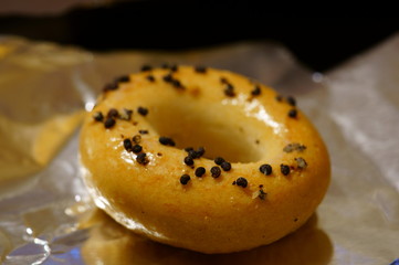 bagel with cheese