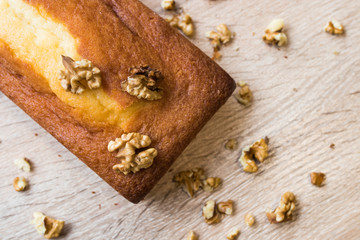 traditional walnut pie or cake