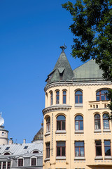Cat house in the Old city of Riga